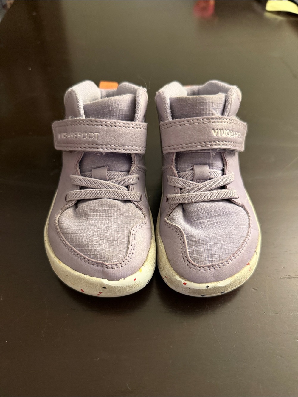 Vivo barefoot Kids Lilac Hook-and-Loop Sneakers preschool 25 eur size